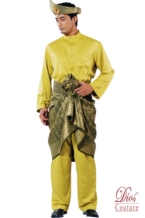Pakaian Tradisional Melayu Lelaki Baju Sikap